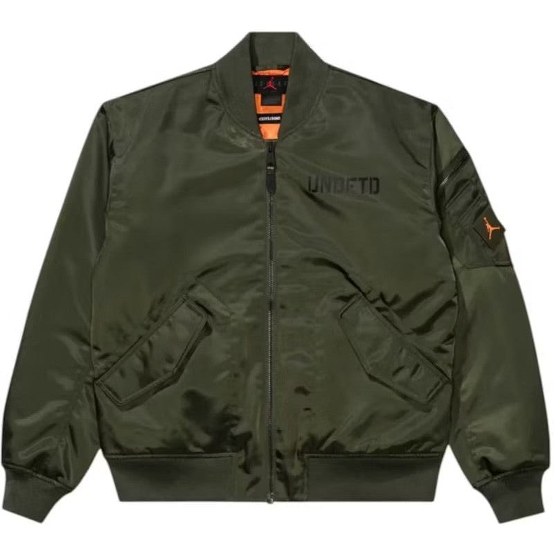Jordan x Undefeated Bomber Jacket Cargo Khaki/Orange