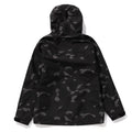 A Bathing Ape Camo Raincoat Black