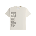 Rhude Side Logo T-Shirt Cream
