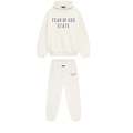 Fear of God Essentials Printed Logo Tracksuit Off White