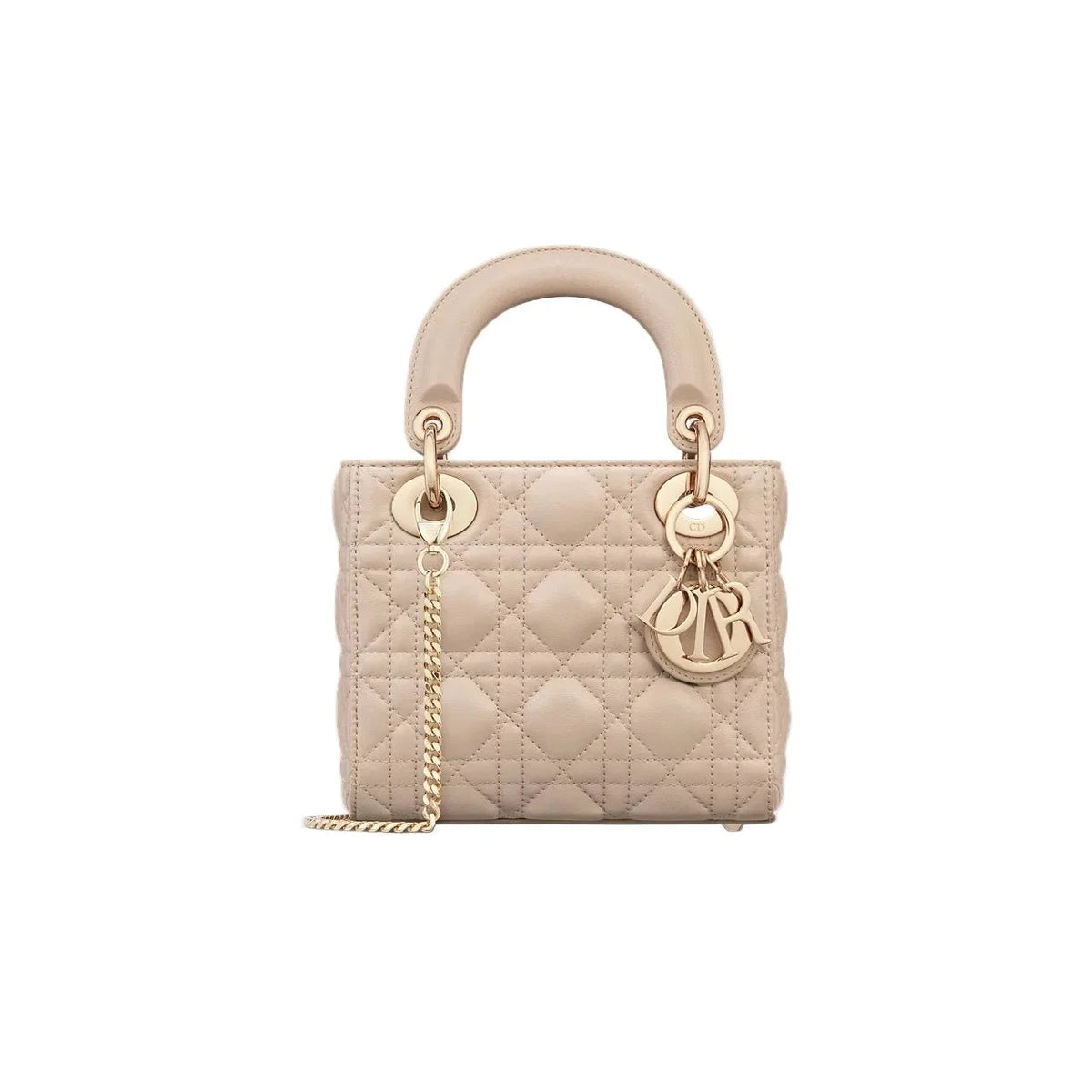 Dior Small Lady Dior Bag Powder Beige