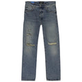 Purple Brand Mid Rise Straight Jeans Mid Indigo