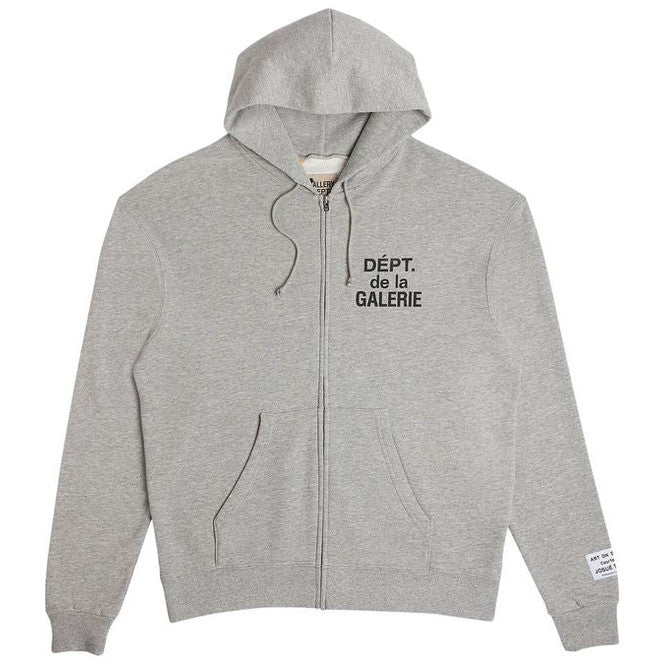 Gallery Dept. French Zip Hoodie Heather Grey