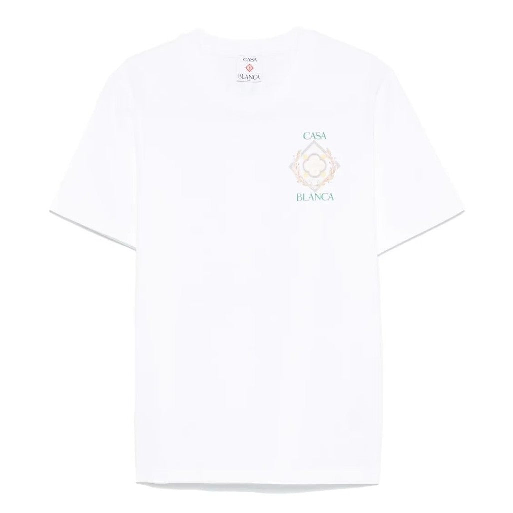 Casablanca Championship Diamond T-Shirt White