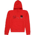 Off-White Monalisa Graphic Print Hoodie Red