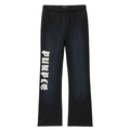 Purple Brand Gothic Applique Sweatpants Black