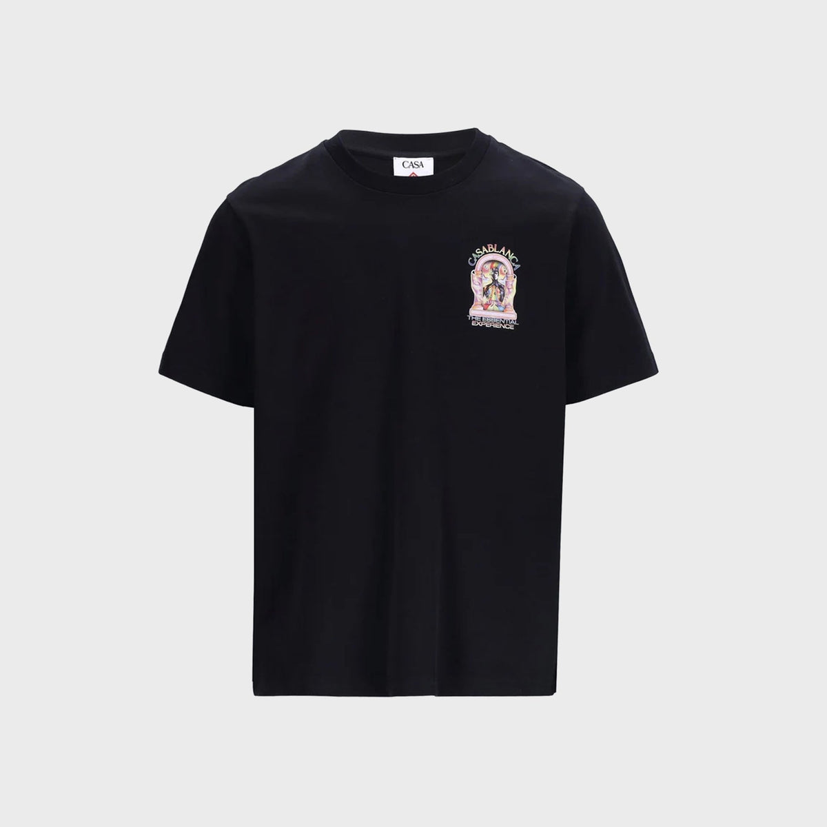 Casablanca The Essential Experience L'Arche Logo T-Shirt Black