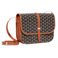 Goyard Belvedere MM Bag Black & Tan