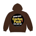 Travis Scott x McDonald's Cactus Pack Sticker Hoodie Brown