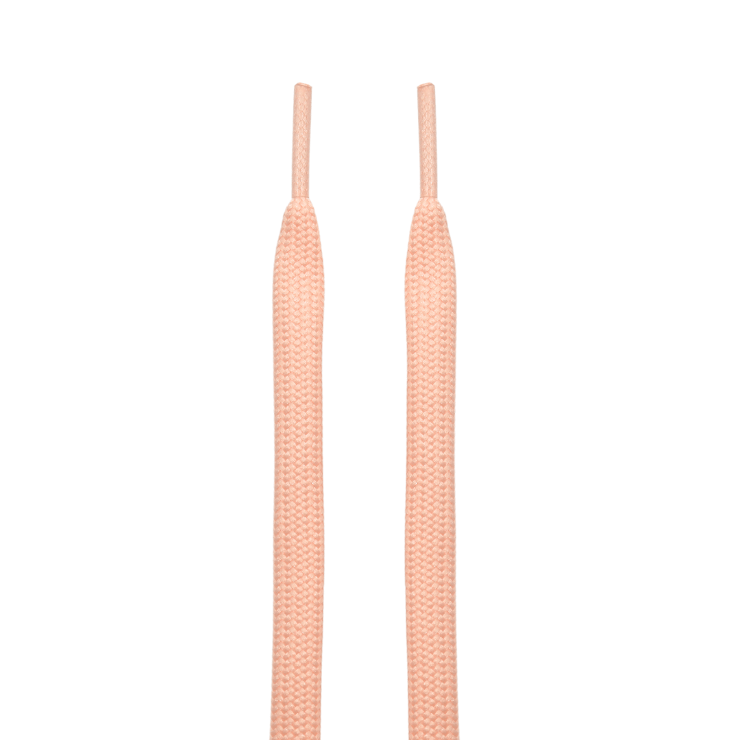 Kulture Klash Salmon Pink Dunk Flat Shoelaces