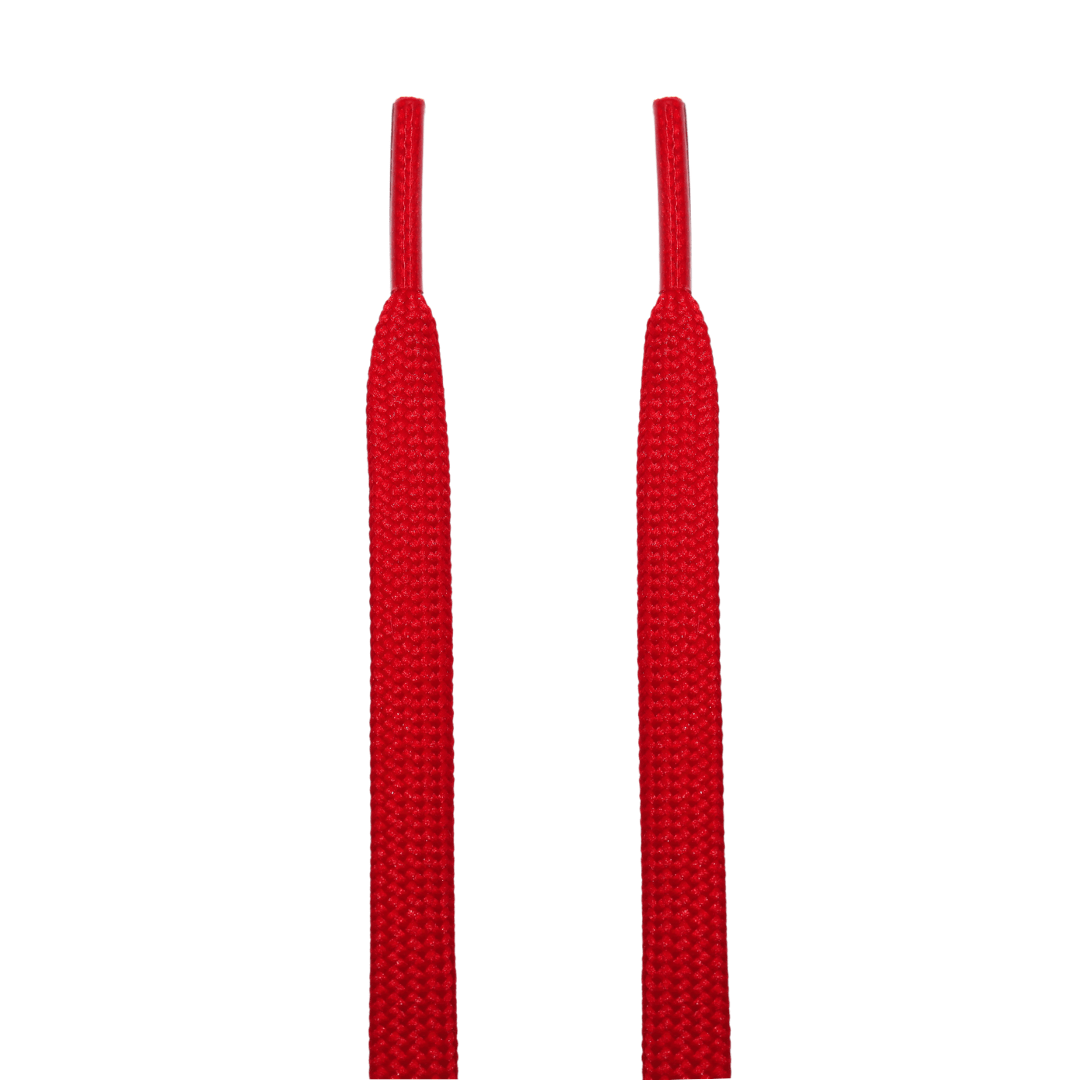 Kulture Klash Varsity Red Dunk Flat Shoelaces