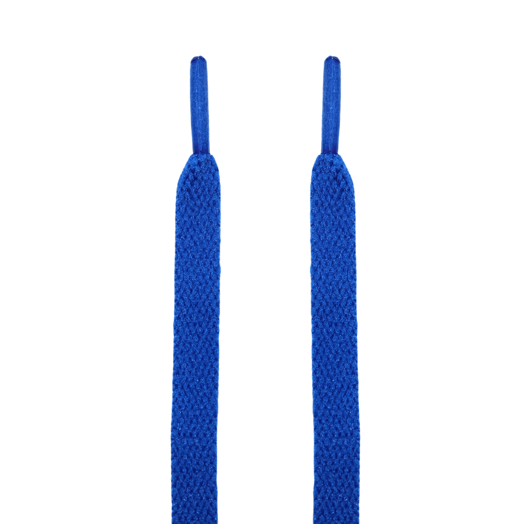 Kulture Klash Royal Blue Jordan Flat Shoelaces