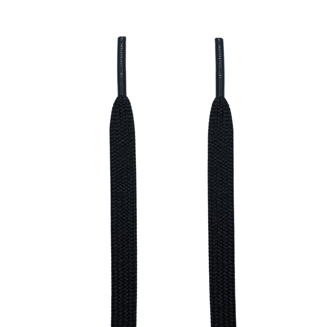 Kulture Klash Black Dunk Flat Shoelaces