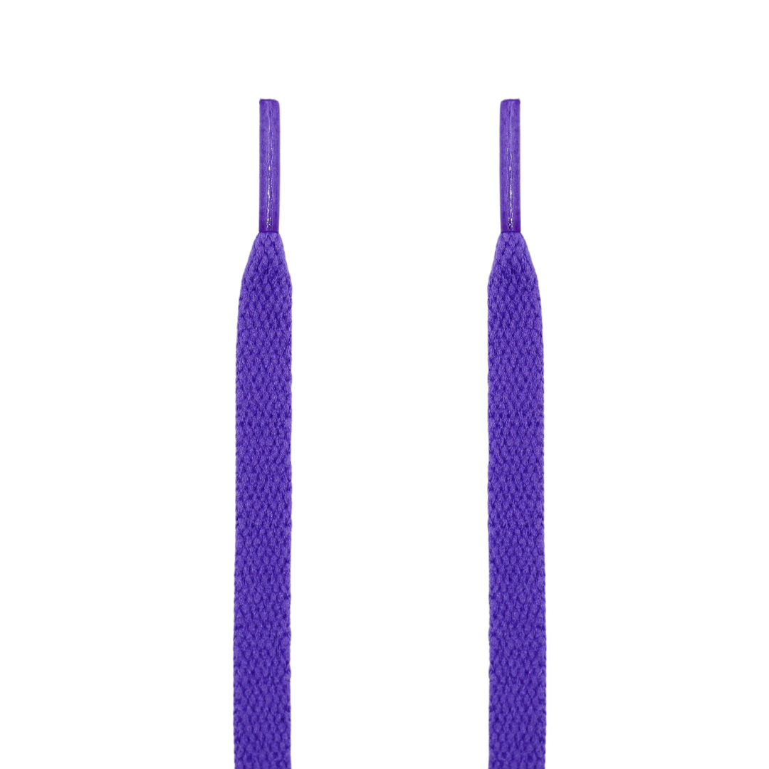 Kulture Klash Court Purple Jordan Flat Shoelaces