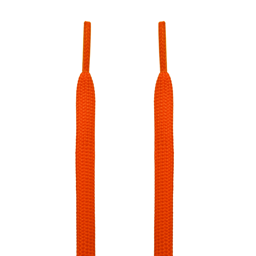 Kulture Klash Neon Orange SB Dunk Oval Shoelaces