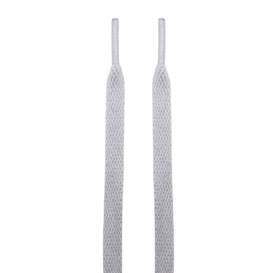 Kulture Klash Light Grey Jordan Flat Shoelaces