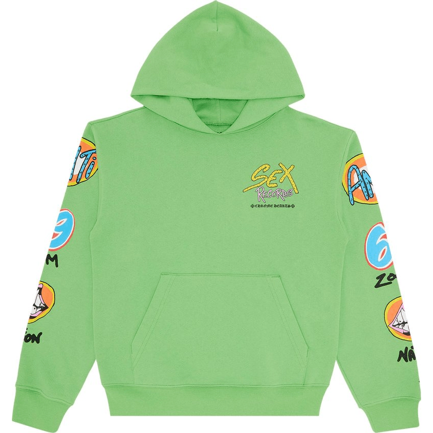 Chrome Hearts Matty Boy Sex Records Hoodie Green