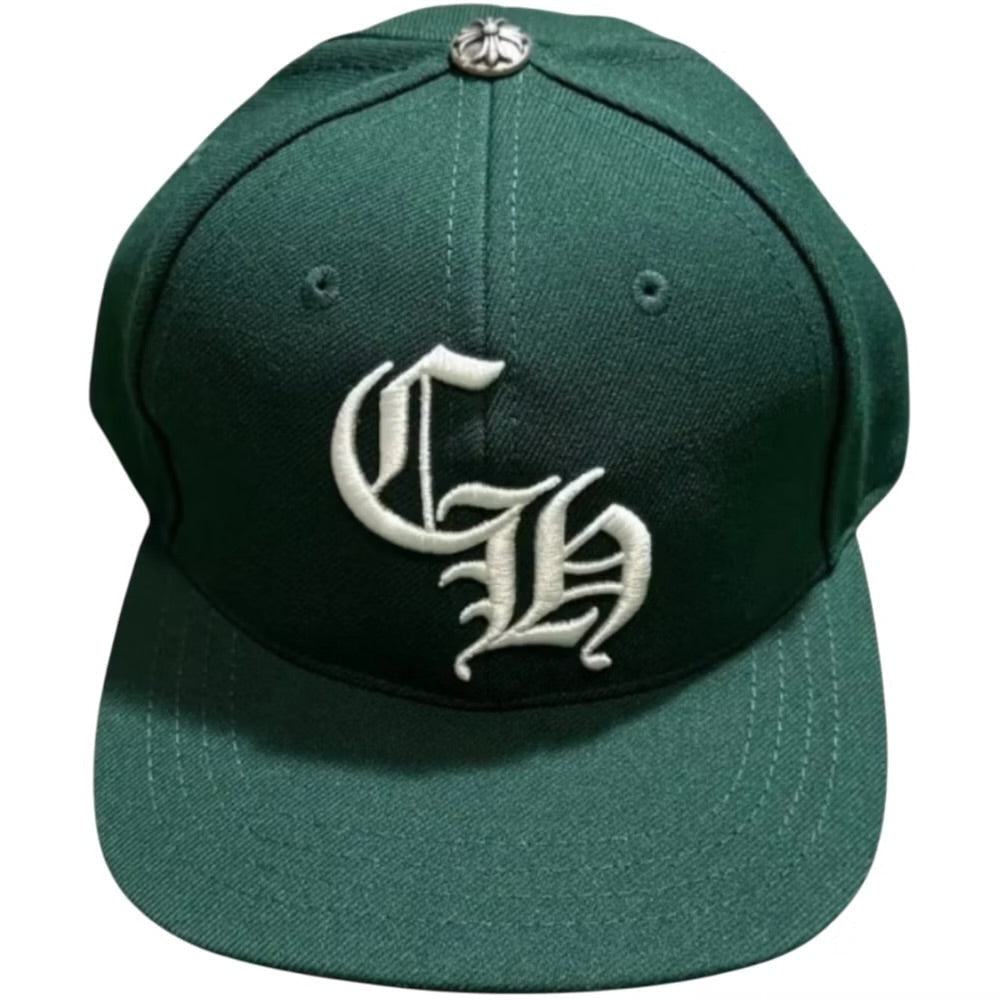 Chrome Hearts Essentials LA Exclusive Baseball Wool Cap Green