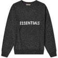 Fear of God Essentials Knit Sweater Dark Black Melange