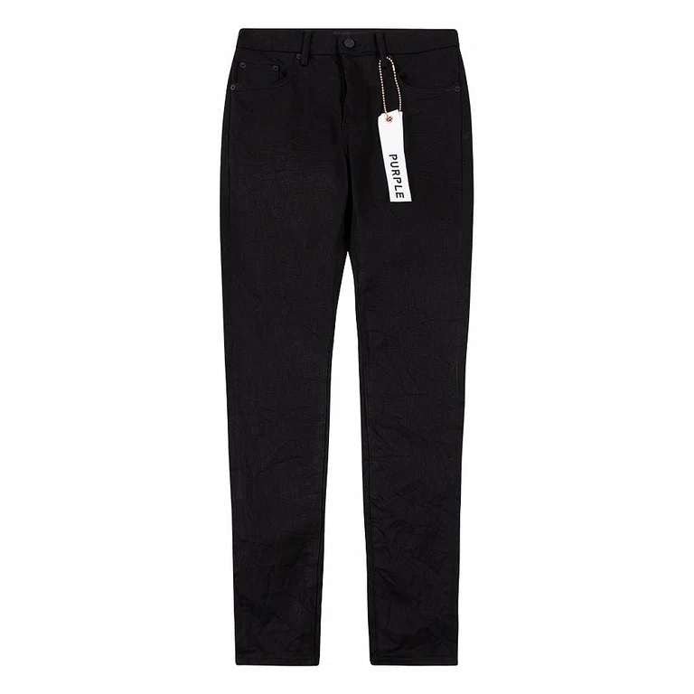 Purple Brand Raw Denim Jeans Black