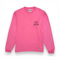 Gallery Dept. Logo Print Long Sleeve T-Shirt Salmon