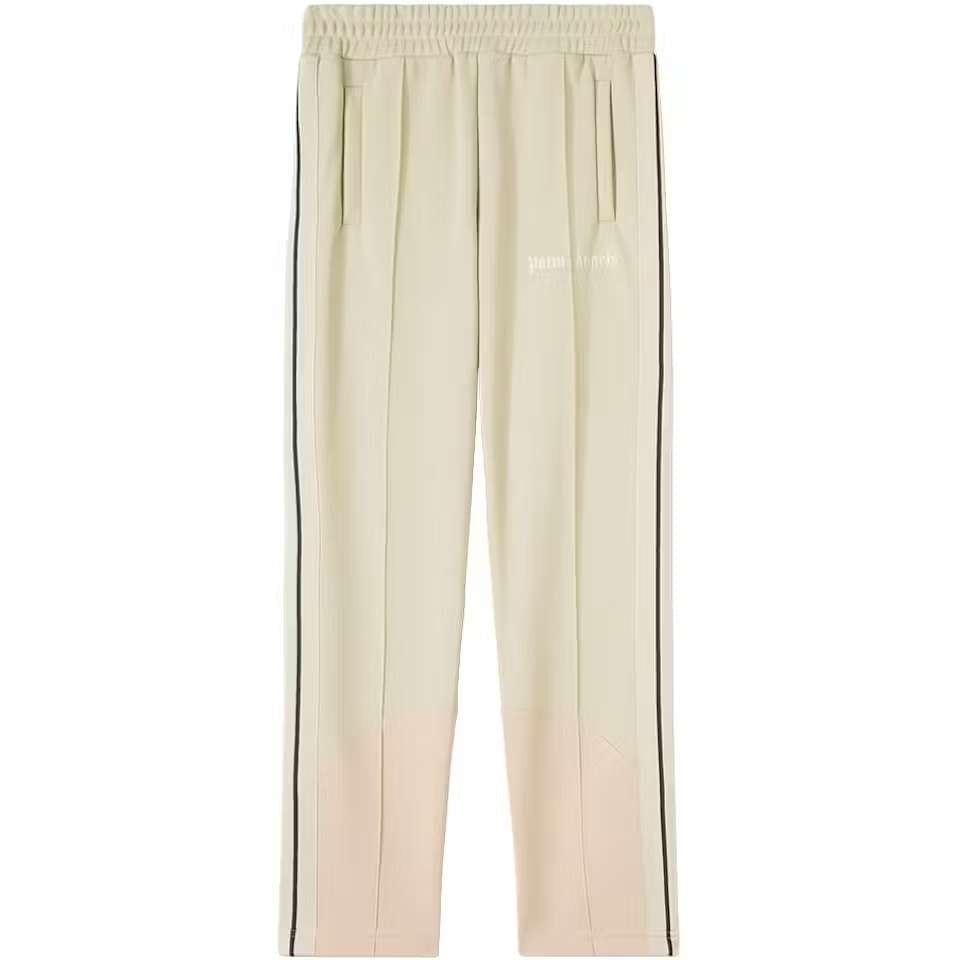 Palm Angels Two Tone Track Pants Beige/Rose Dust