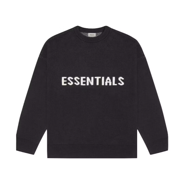 Fear of God Essentials Knit Sweater Dark Slate/Stretch Limo/Black