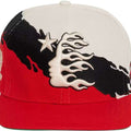 Hellstar Paintbrush Snapback Hat Red/Black