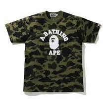 BAPE 1st Camo College Tee (SS21) Green
