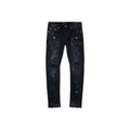 Purple Brand P001 Reflective Paint Jeans Black