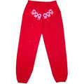 Sp5der Worldwide Red Angel Number 555 Sweatpants Red
