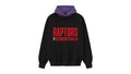 Fear of God Essentials Raptors Sport Hoodie Black Purple Reign