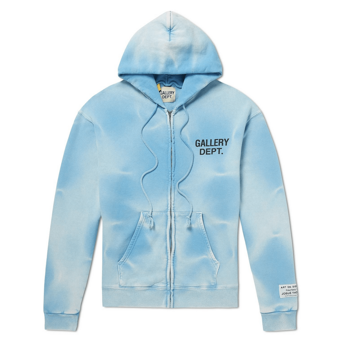 Gallery Dept. Sun Faded Zip Up Hoodie Blue
