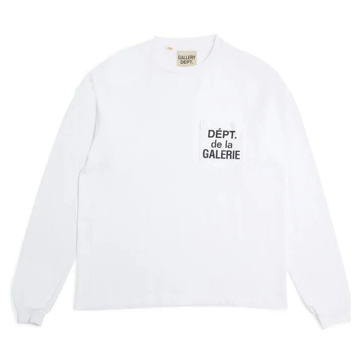 Gallery Dept. French L/S Pocket Tee White