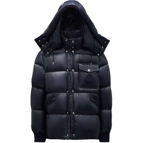Moncler Lamentin Short Down Jacket Night Blue