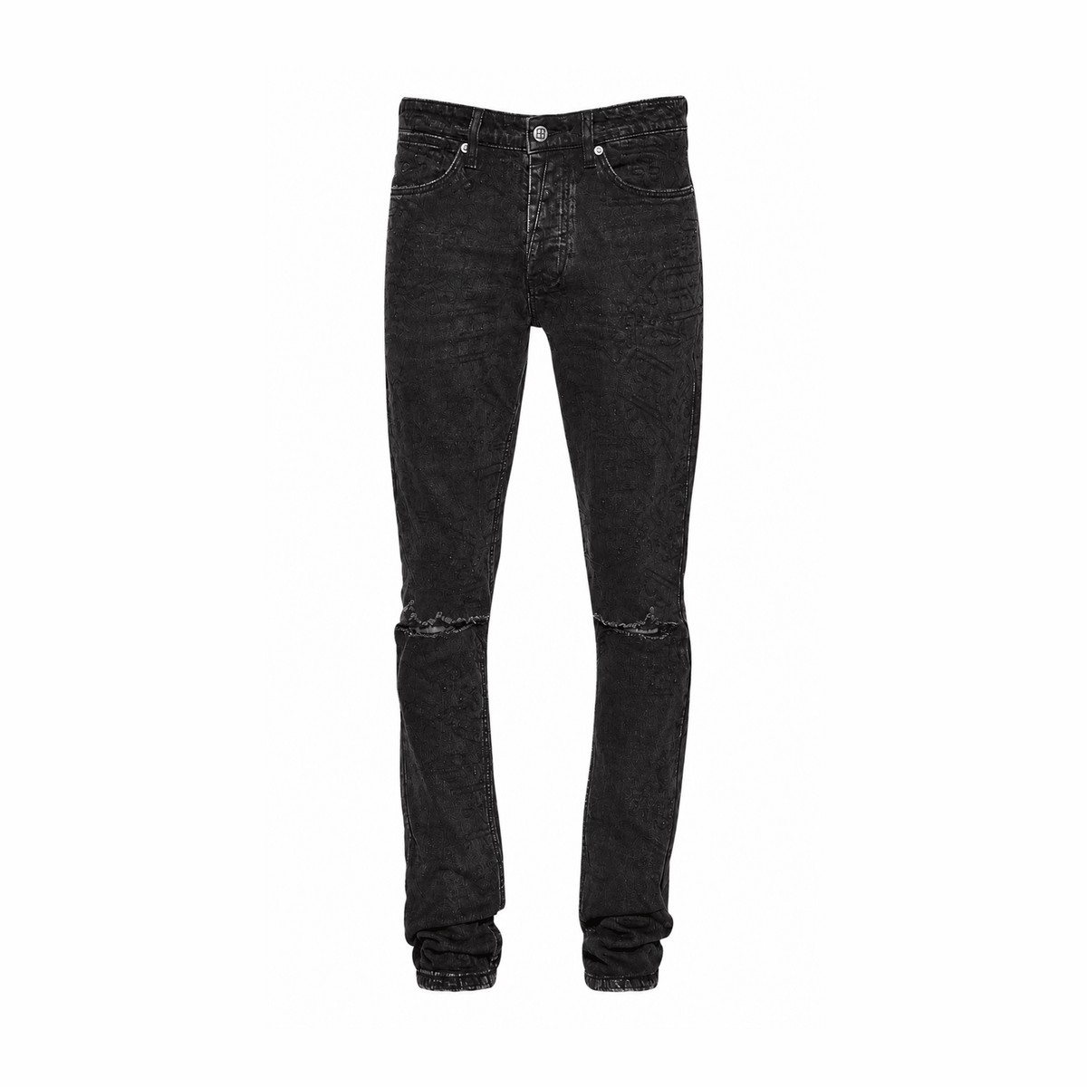 Ksubi Van Winkle Stencil Jeans Black