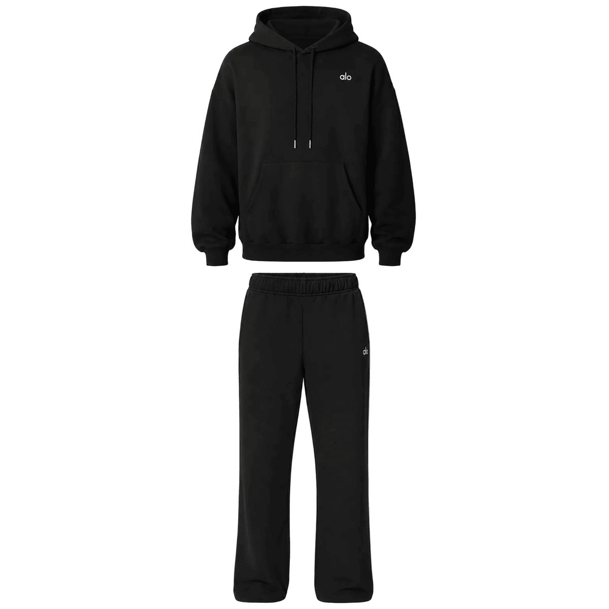 Alo Accolade Straight Leg Tracksuit Black