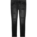 Purple Brand P001 Reflective Paint Skinny Jeans Black