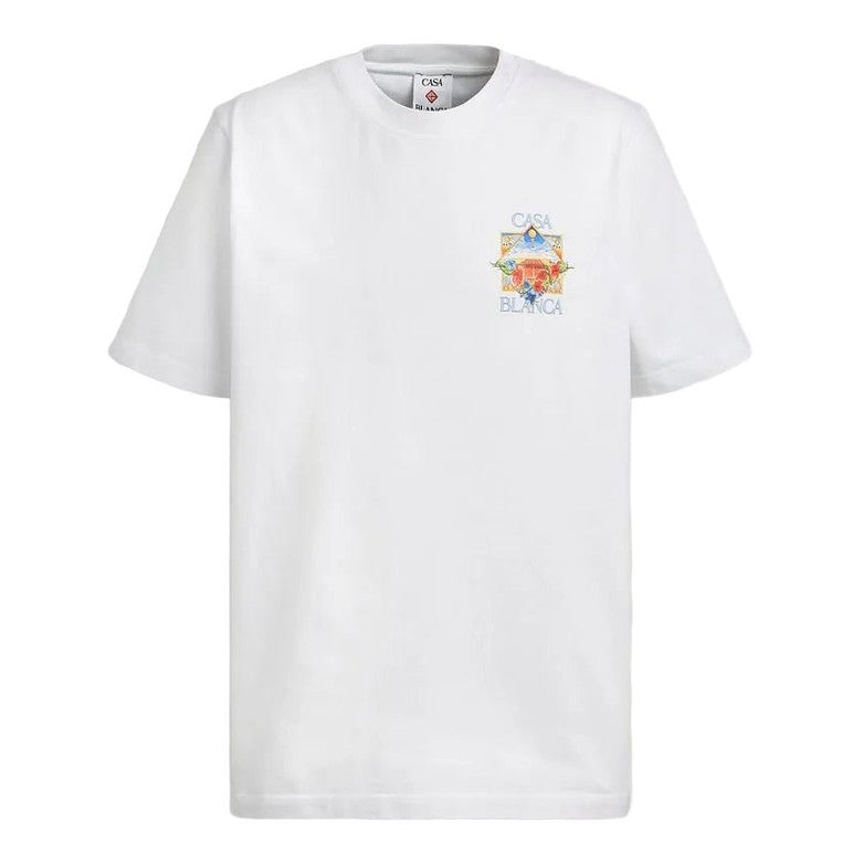 Casablanca Flower Court Graphic T-Shirt