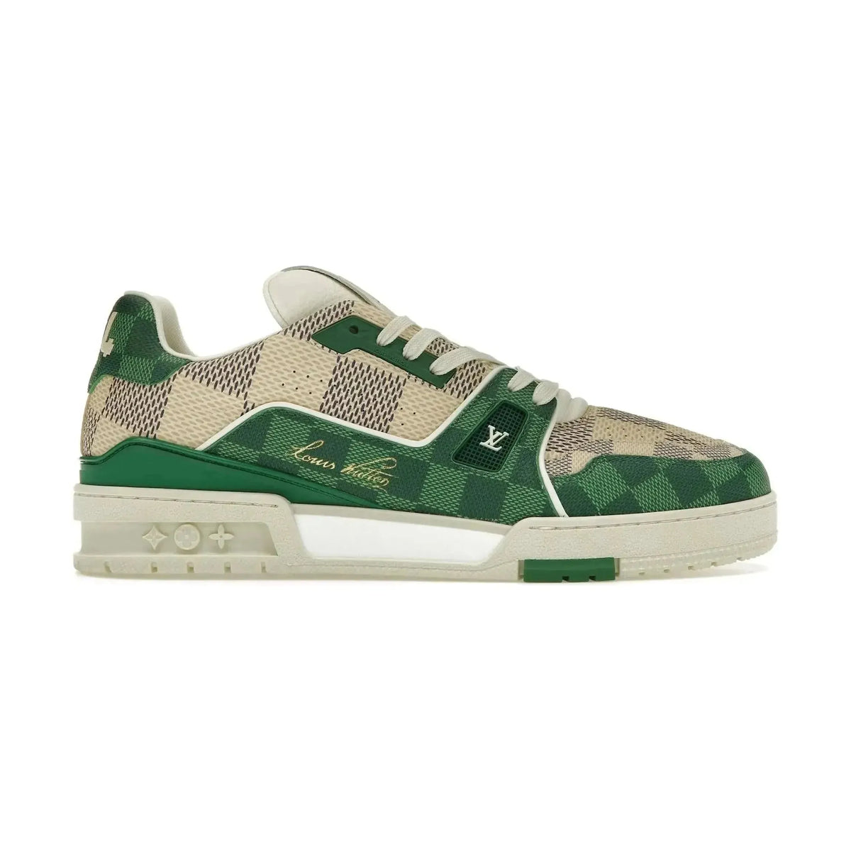 Louis Vuitton LV Trainer Damier White Green