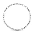 Louis Vuitton Monogram Chain Necklace Silver