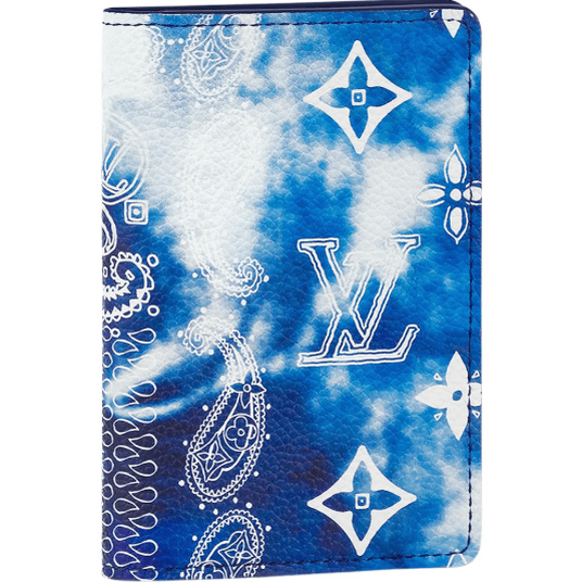 Louis Vuitton Pocket Organiser Monogram Bandana Bleached Blue