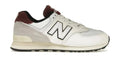 New Balance 574 White Burgundy