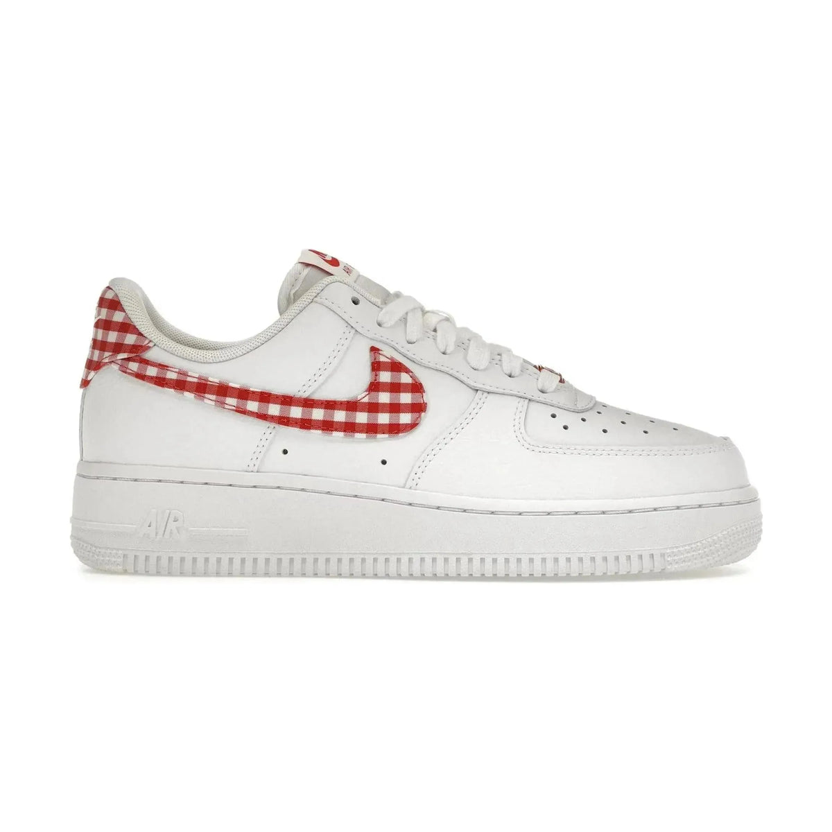 Nike Air Force 1 Low '07 Essential White Mystic Red Gingham (Women's)