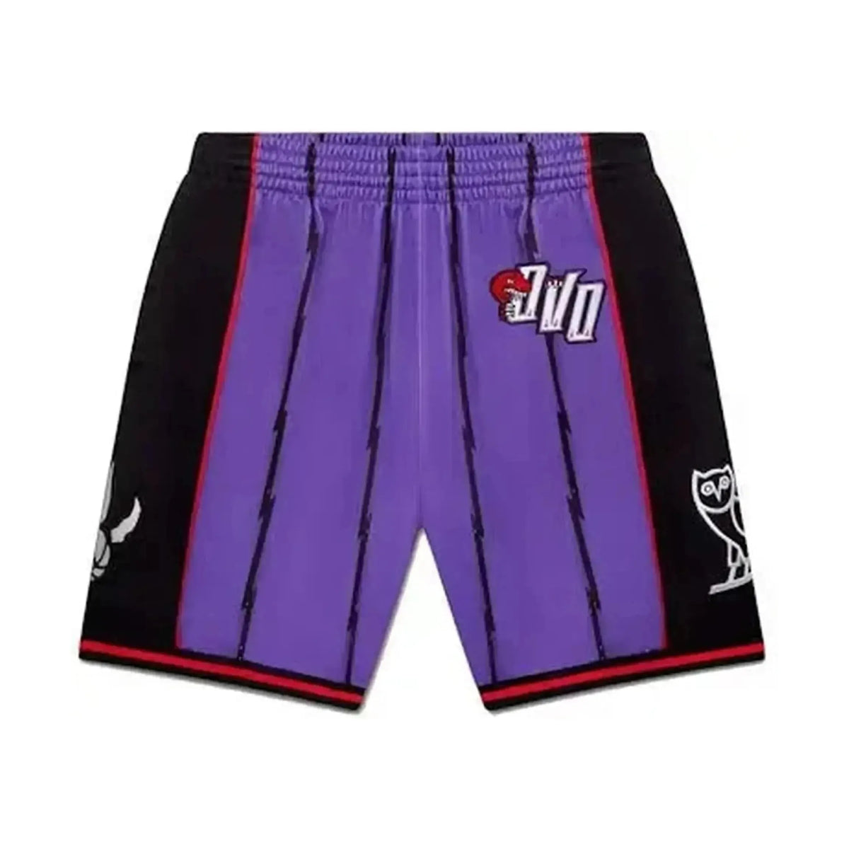 OVO Mitchell And Ness '95 Raptors Basketball Short Purple/Black