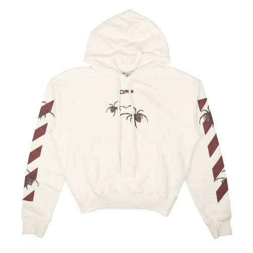 Off-White Arachno Arrow Over Hoodie White