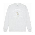 OVO Collegiate Long Sleeve T-Shirt Pearl Grey