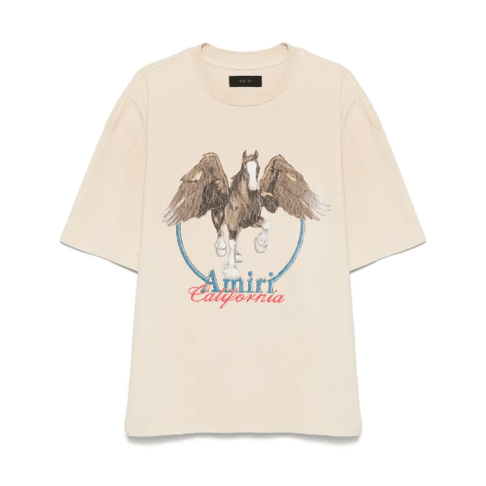 AMIRI Pegasus T-Shirt Cream