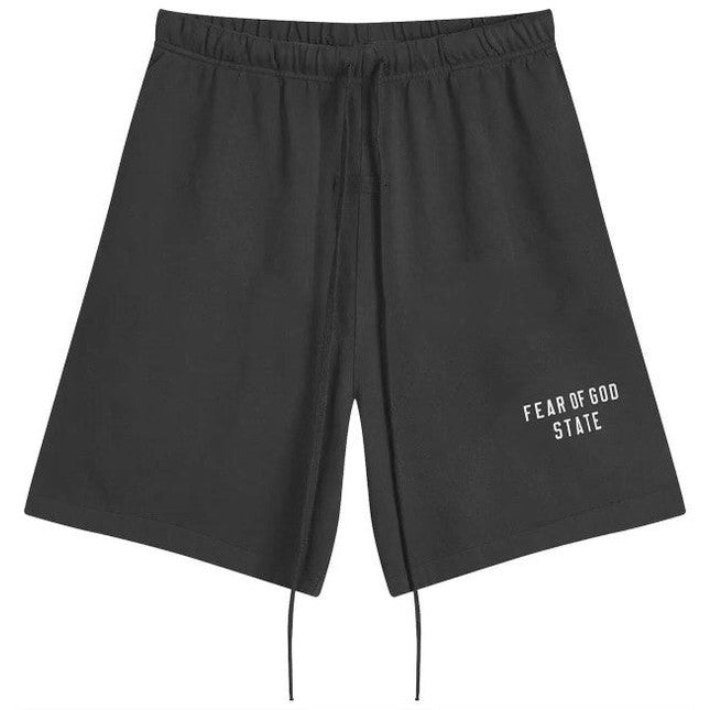 Fear of God Essentials Heavy Fleece Soccer Shorts Black