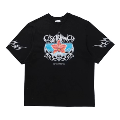 Casablanca Blades Oversized T-Shirt Black